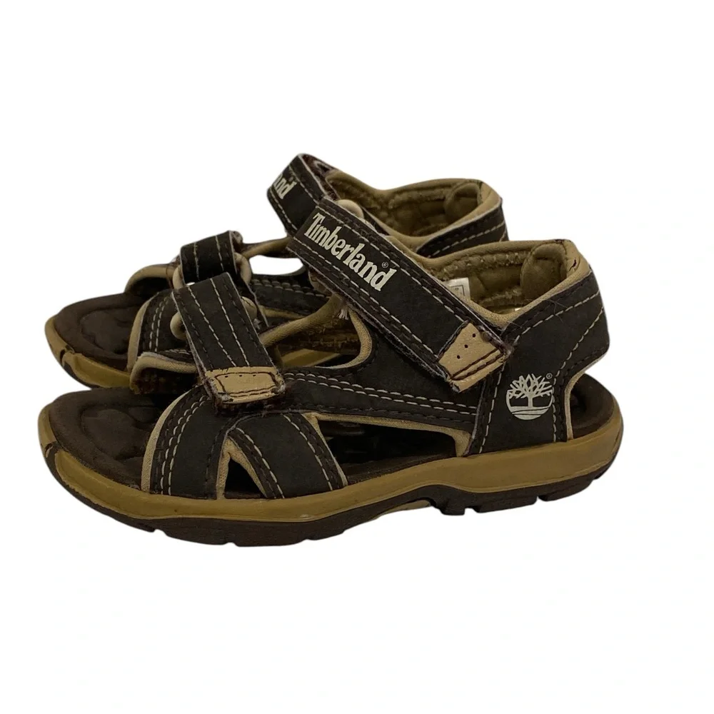 Timberland Water Shoes Brown Tan - Infant Boys Size 6 / Great Condition